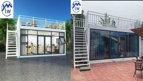 Configurazione C03 con modulo 3 per 6, terrazza e scala esterna