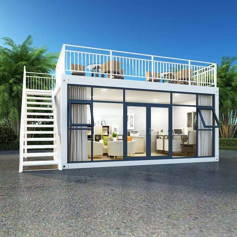 Configurazione C03 con modulo 3 per 6, terrazza e scala esterna