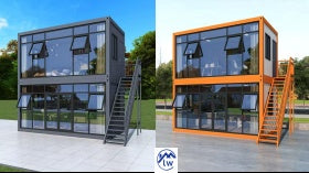 Configurazione C08 a due livelli con due moduli 3 per 6